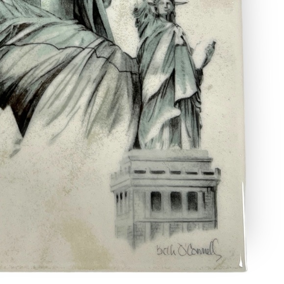 VINTAGE 1986 Statue of Liberty 100th Anniversary Limited Edition Tile 8" x 5.9" - Picture 6 of 9